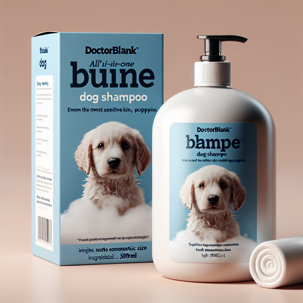 닥터블랭크 저자극 올인원 강아지 샴푸 새끼강아지 보습 목욕 베이비파우더, 500ml, 1개