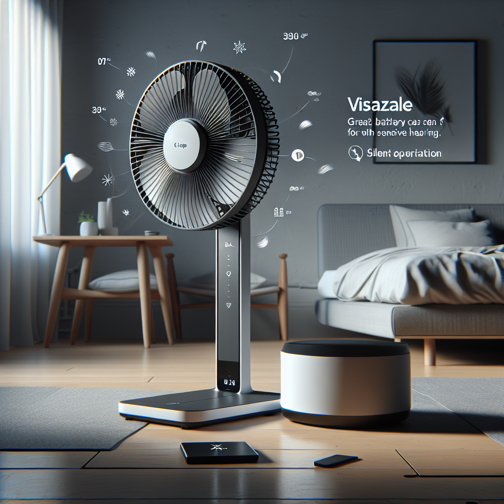 [배터리 분리형] 클래파 무선 선풍기 무소음 BLDC 스탠드 저소음 가정용