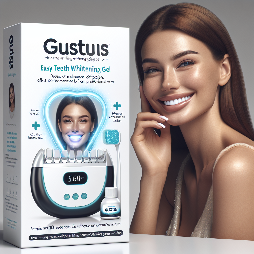 구스투스 치아미백 셀프 겔 기계 4g, 1개