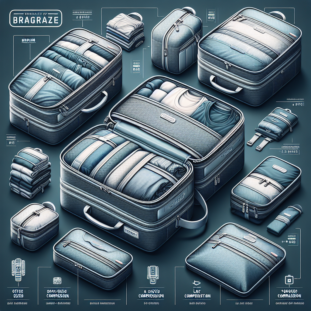 브랜든 아우터 압축 파우치 m+l 세트