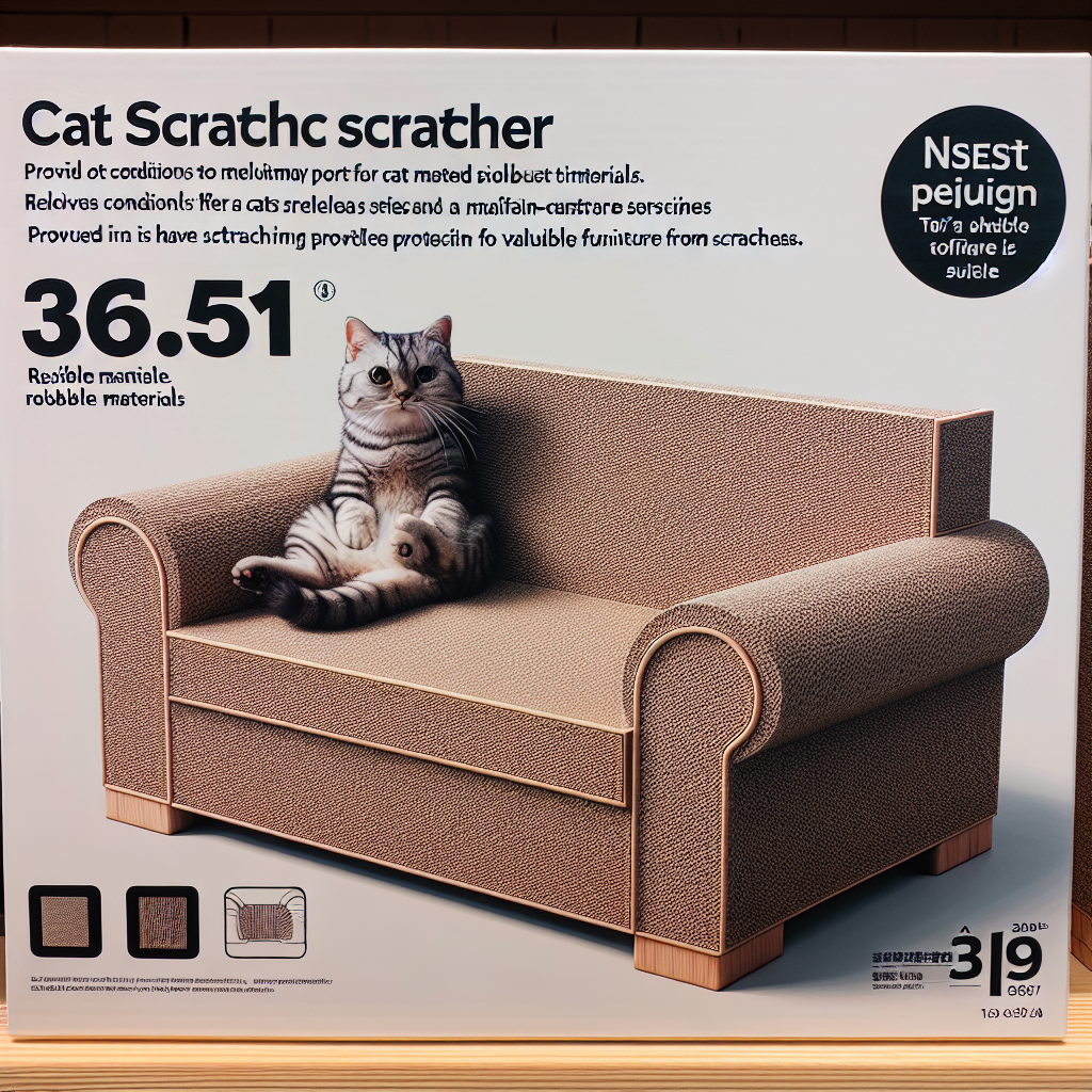 3651 벅벅 고강도 소파 고양이 스크래쳐
